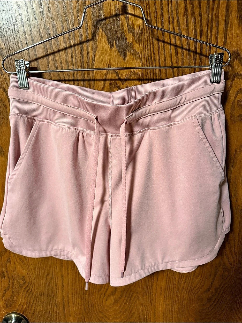 Yogalicious Lux Morning Jog 4" Short Athletic Shorts Pink Large